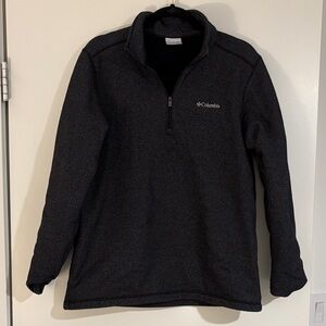 Columbia Men's Charcoal Zip-Up Sweater